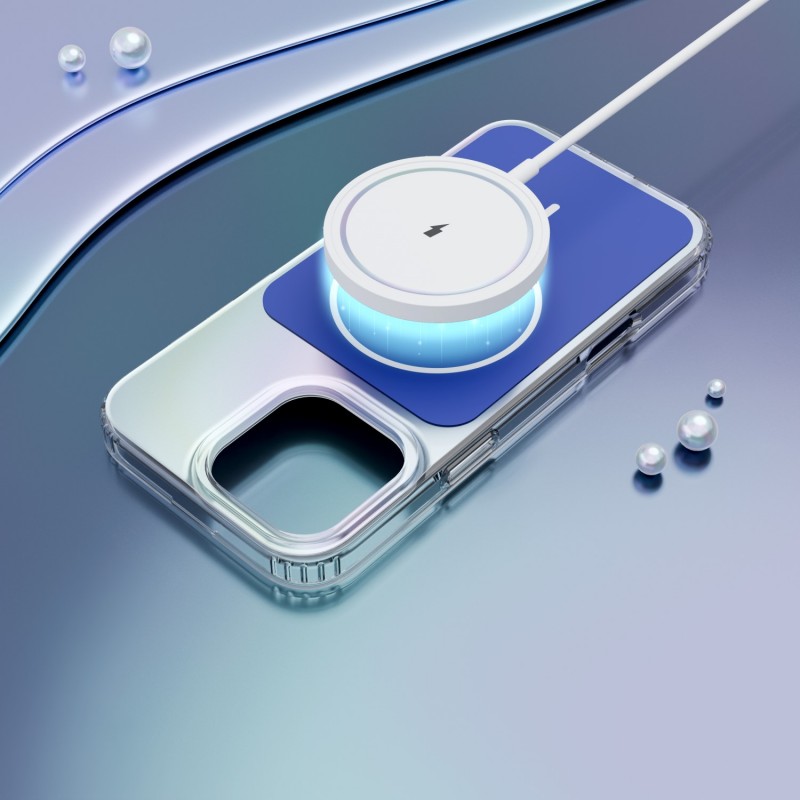 Калъф Etteri Hidden Pearl за iPhone 16 6.1" тъмно син