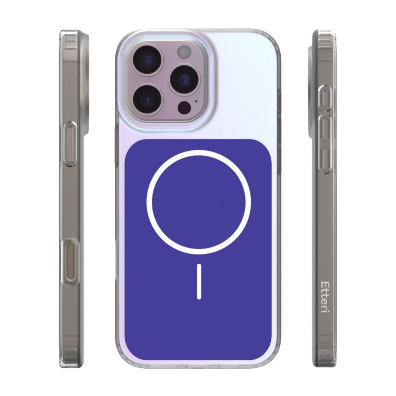 Калъф Etteri Hidden Pearl за iPhone 16 Pro Max 6.9" тъмно син