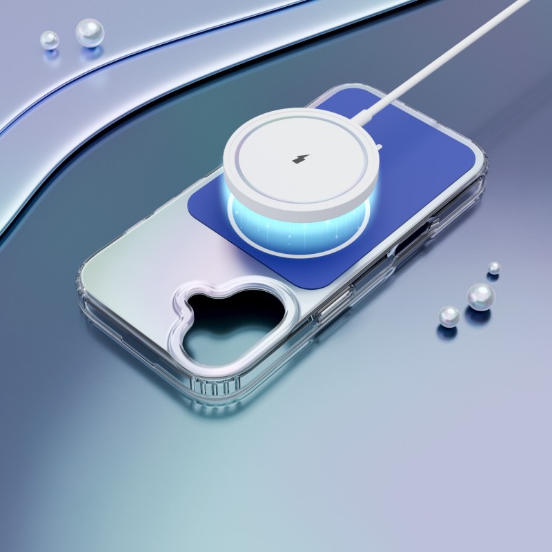 Калъф Etteri Hidden Pearl за iPhone 17 6.3" тъмно син