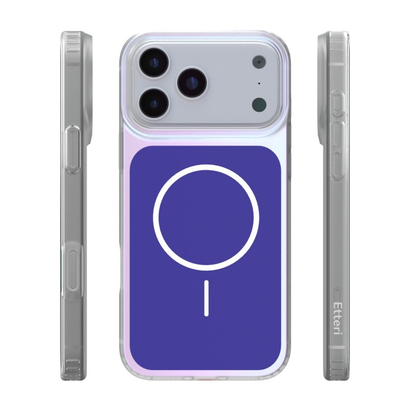 Калъф Etteri Hidden Pearl за iPhone 17 Pro Max 6.9" тъмно син