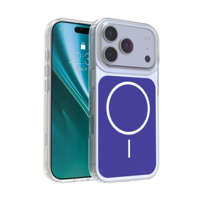 Калъф Etteri Hidden Pearl за iPhone 17 Pro 6.3" тъмно син