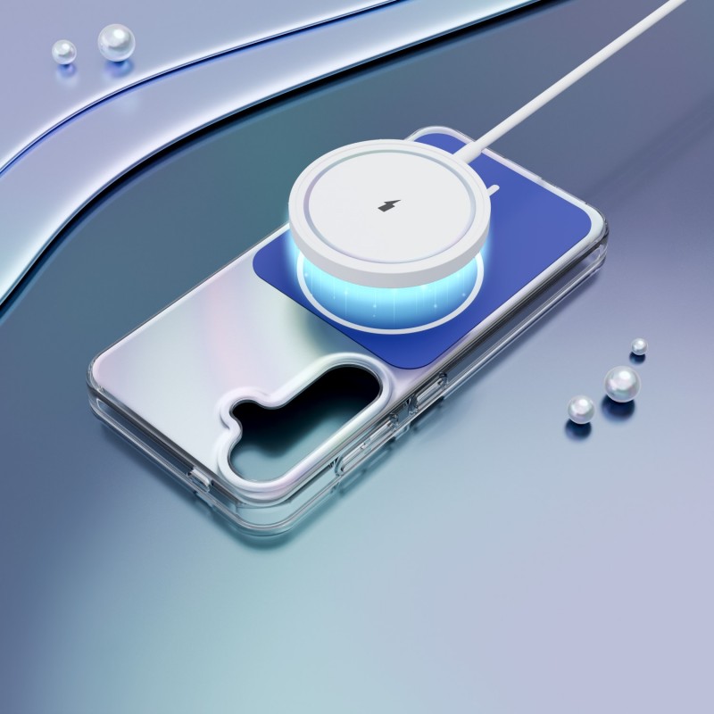 Оверлей Etteri Hidden Pearl за Samsung Galaxy S25, тъмно син