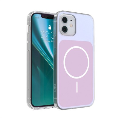Калъф Etteri Hidden Pearl за iPhone 12 / 12 Pro 6.1'' розов