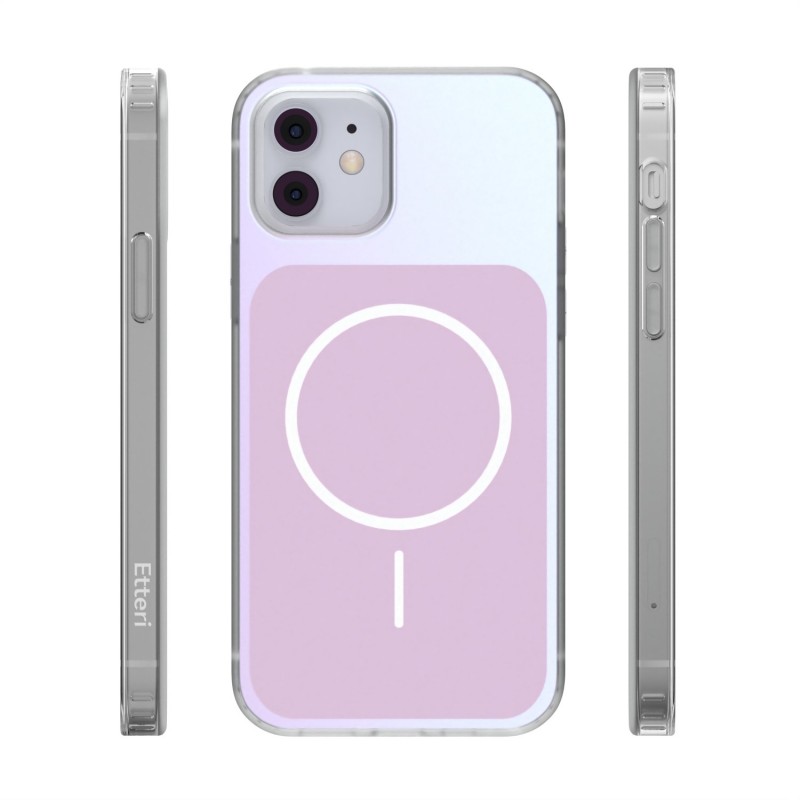 Калъф Etteri Hidden Pearl за iPhone 12 / 12 Pro 6.1'' розов