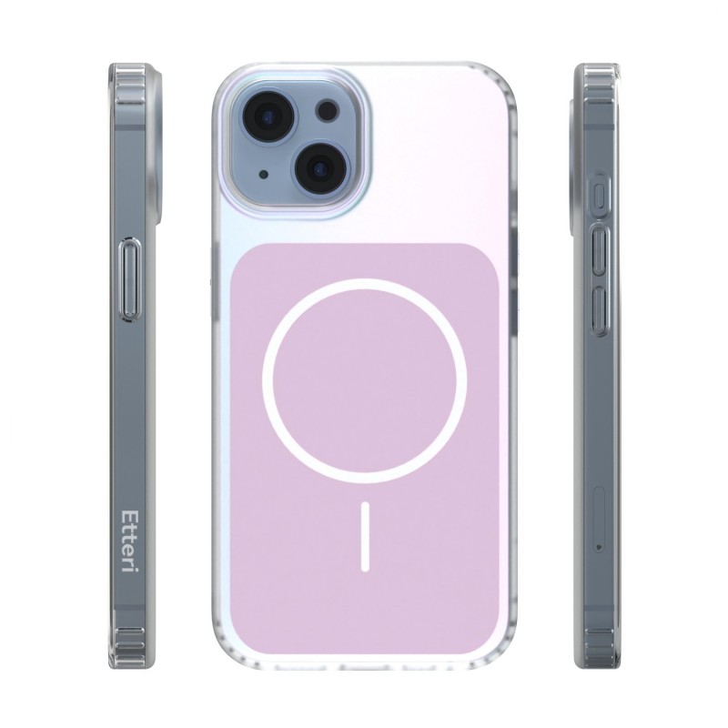 Калъф Etteri Hidden Pearl за iPhone 14 6.1" розов
