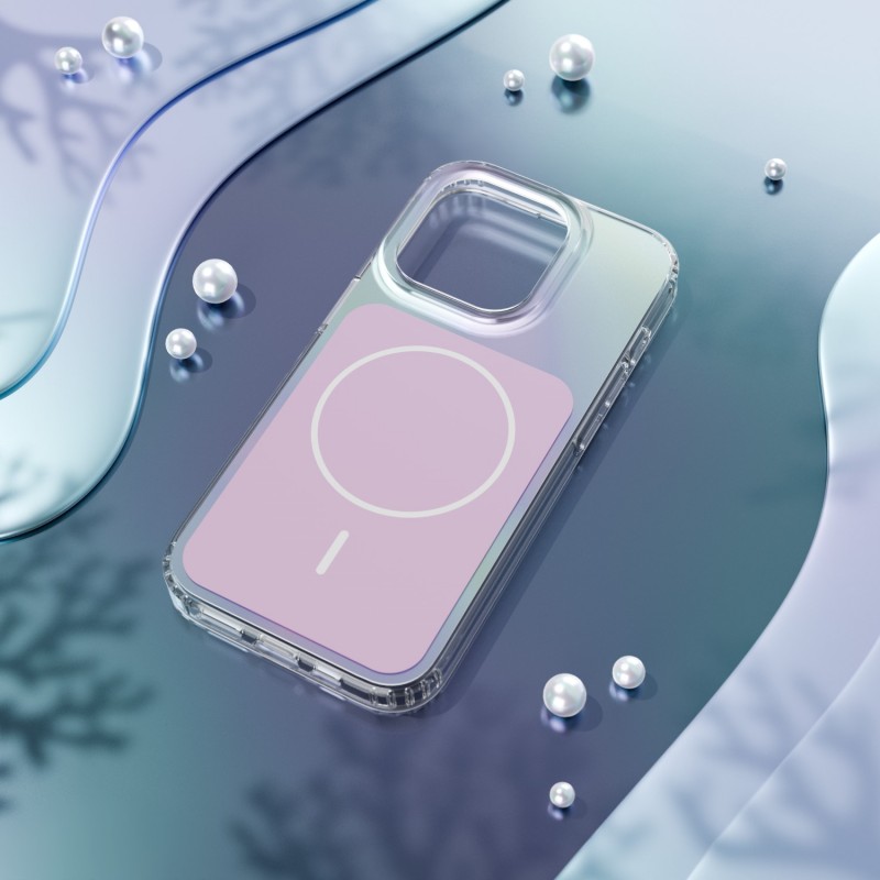 Калъф Etteri Hidden Pearl за iPhone 14 6.1" розов