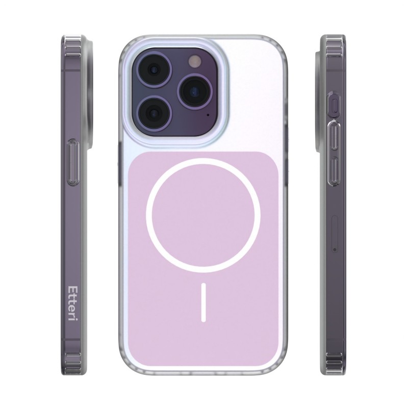 Калъф Etteri Hidden Pearl за iPhone 14 Pro 6.1" розов