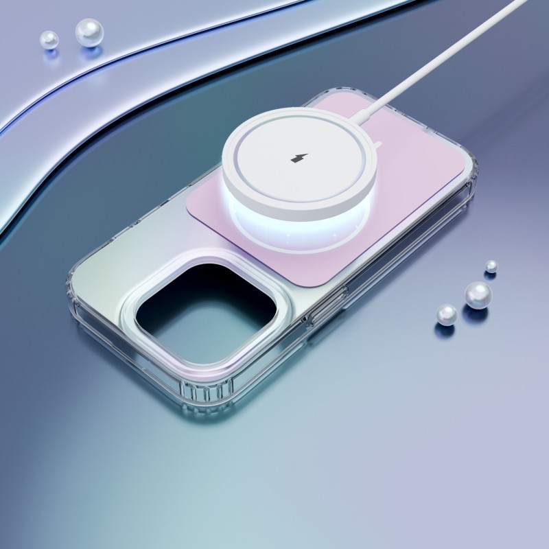 Калъф Etteri Hidden Pearl за iPhone 15 6.1" розов