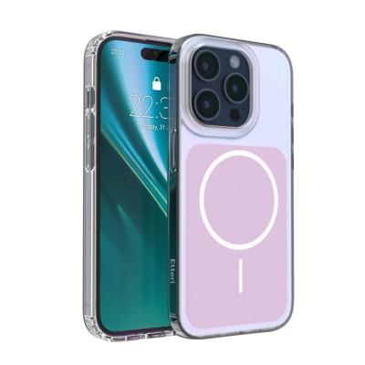 Калъф Etteri Hidden Pearl за iPhone 15 Pro 6.1" розов