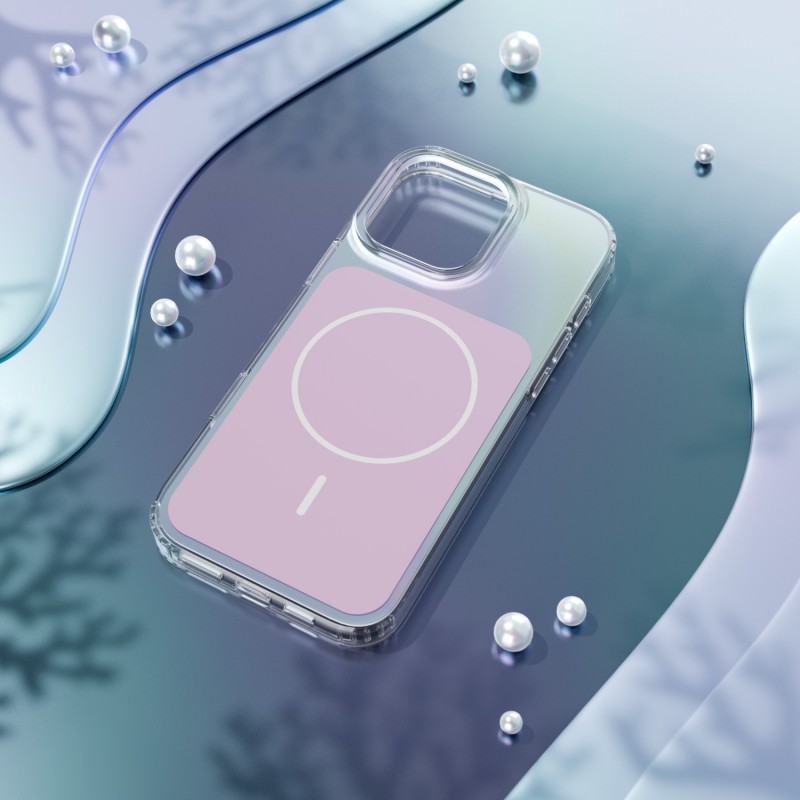 Калъф Etteri Hidden Pearl за iPhone 16 Pro 6.3" розов