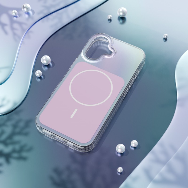Калъф Etteri Hidden Pearl за iPhone 17 6.3" розов