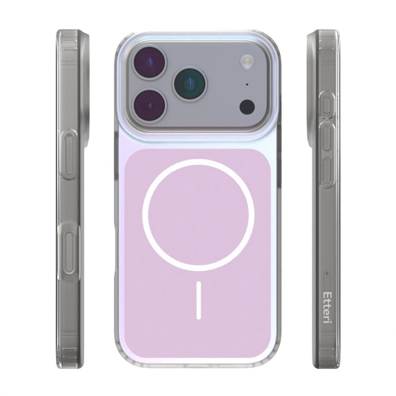 Калъф Etteri Hidden Pearl за iPhone 17 Pro 6.3" розов