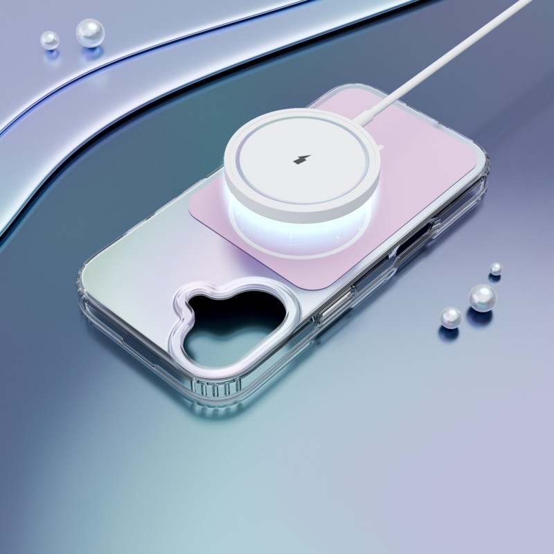 Калъф Etteri Hidden Pearl за iPhone 17 Pro 6.3" розов