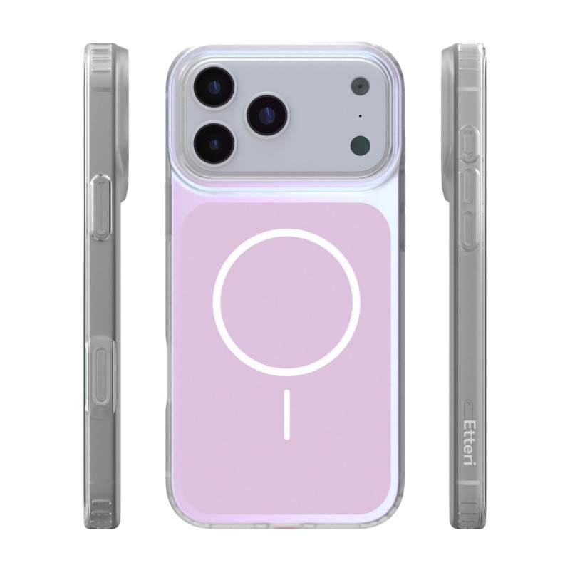 Калъф Etteri Hidden Pearl за iPhone 17 Pro Max 6.9" розов