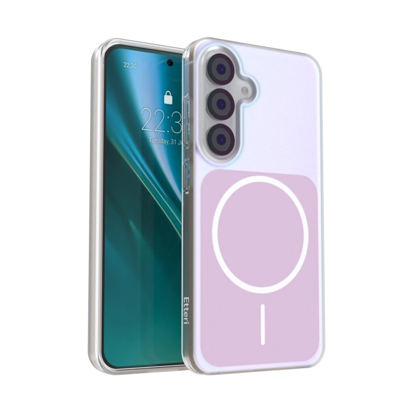 Оверлей Etteri Hidden Pearl за Samsung Galaxy S25, розов
