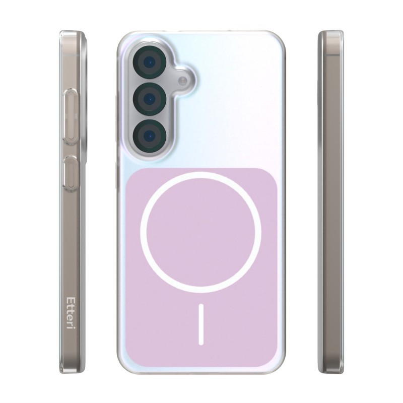 Оверлей Etteri Hidden Pearl за Samsung Galaxy S25, розов