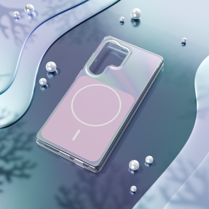Оверлей Etteri Hidden Pearl за Samsung Galaxy S25 Ultra розов