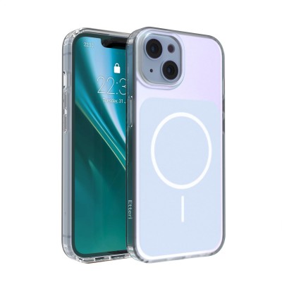 Калъф Etteri Hidden Pearl за iPhone 14 6.1" светло син