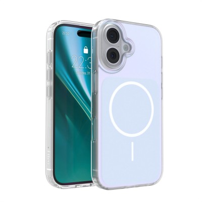 Калъф Etteri Hidden Pearl за iPhone 16 6.1" светло син