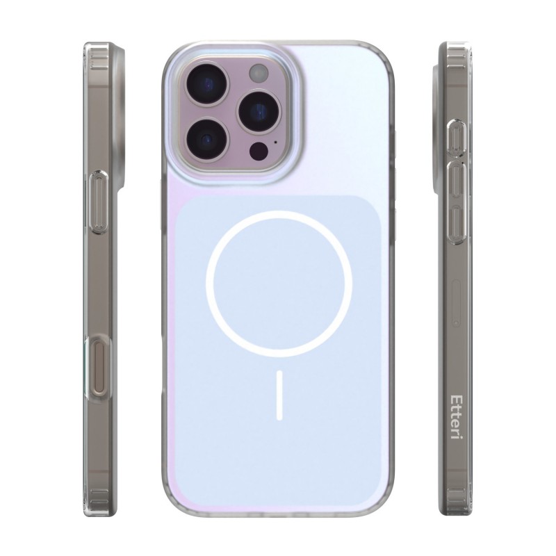 Калъф Etteri Hidden Pearl за iPhone 16 Pro Max 6.9" светло син