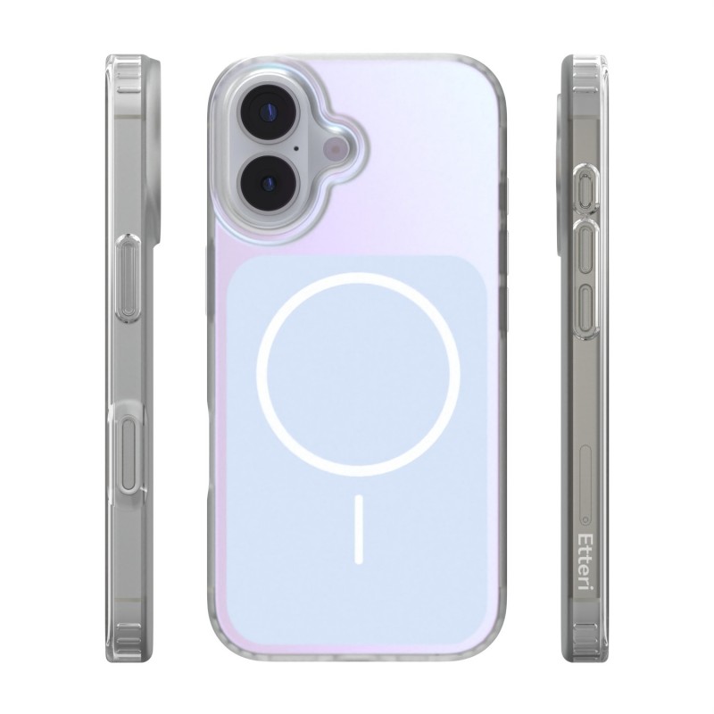 Калъф Etteri Hidden Pearl за iPhone 17 6.3" светло син