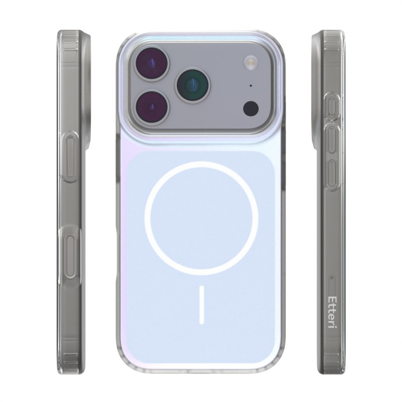Калъф Etteri Hidden Pearl за iPhone 17 Pro 6.3" светло син