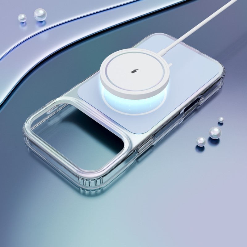 Калъф Etteri Hidden Pearl за iPhone 17 Pro Max 6.9" светло син