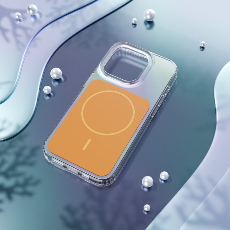 Калъф Etteri Hidden Pearl за iPhone 12 / 12 Pro 6.1'' оранжев