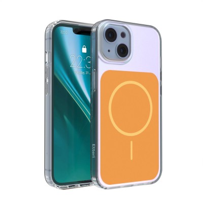 Калъф Etteri Hidden Pearl за iPhone 14 6.1" оранжев