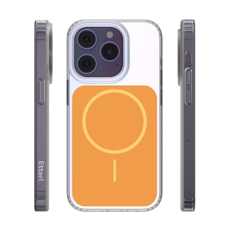 Калъф Etteri Hidden Pearl за iPhone 14 Pro 6.1" оранжев