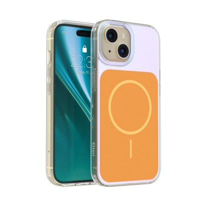 Калъф Etteri Hidden Pearl за iPhone 15 6.1" оранжев
