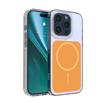Калъф Etteri Hidden Pearl за iPhone 15 Pro 6.1" оранжев