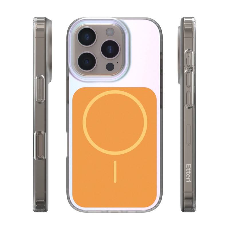 Калъф Etteri Hidden Pearl за iPhone 16 Pro 6.3" оранжев
