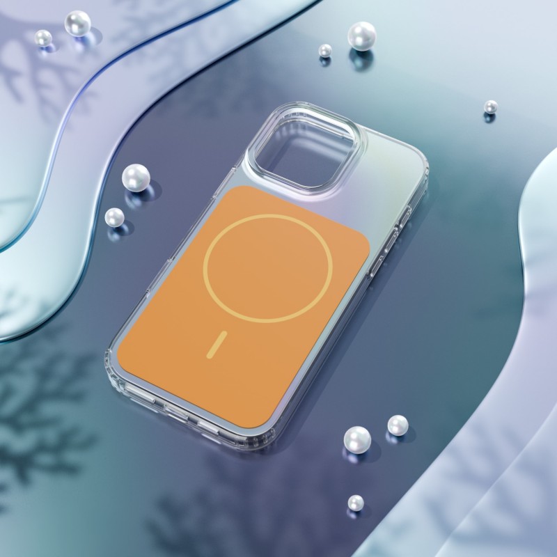 Калъф Etteri Hidden Pearl за iPhone 16 Pro 6.3" оранжев