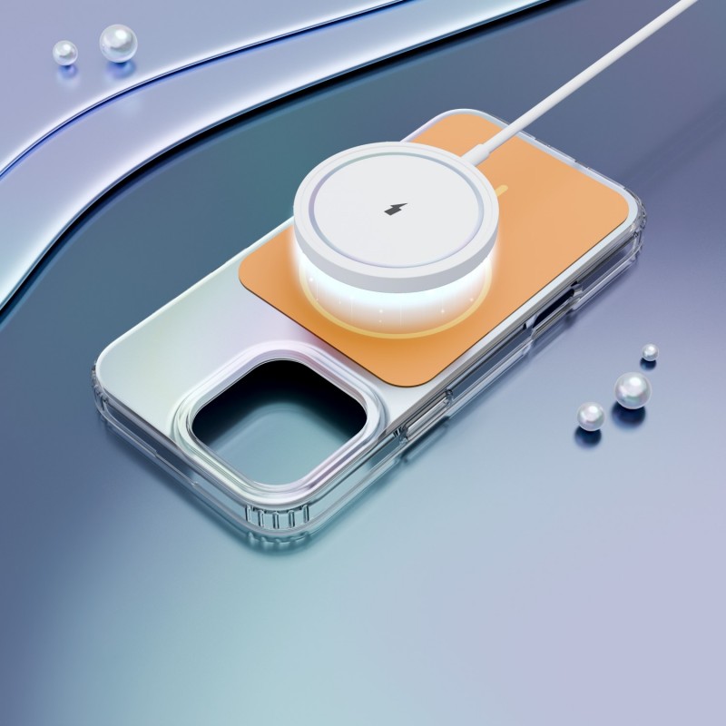 Калъф Etteri Hidden Pearl за iPhone 16 Pro 6.3" оранжев