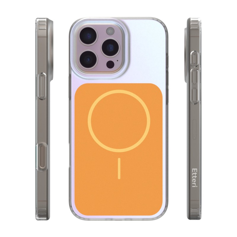 Калъф Etteri Hidden Pearl за iPhone 16 Pro Max 6.9" оранжев