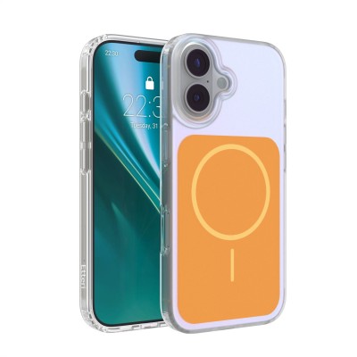 Калъф Etteri Hidden Pearl за iPhone 17 6.3" оранжев
