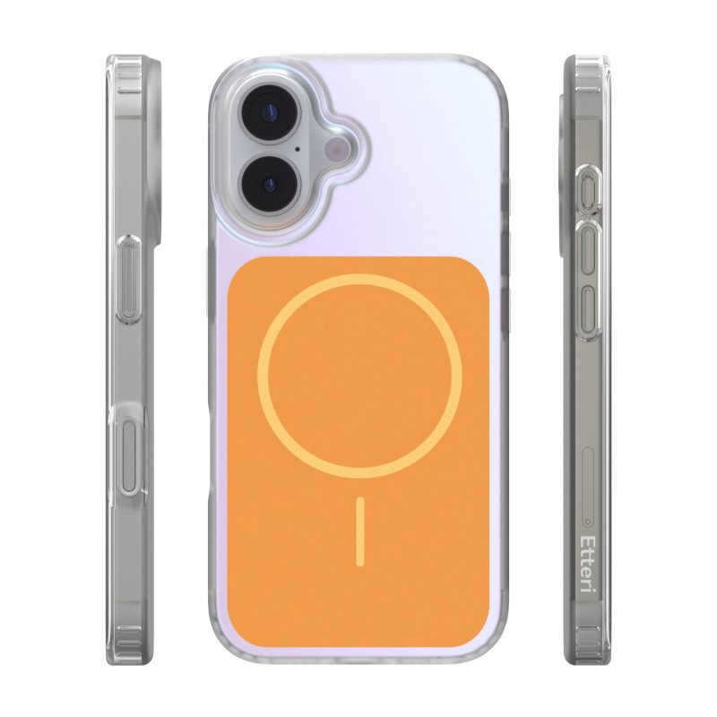 Калъф Etteri Hidden Pearl за iPhone 17 6.3" оранжев