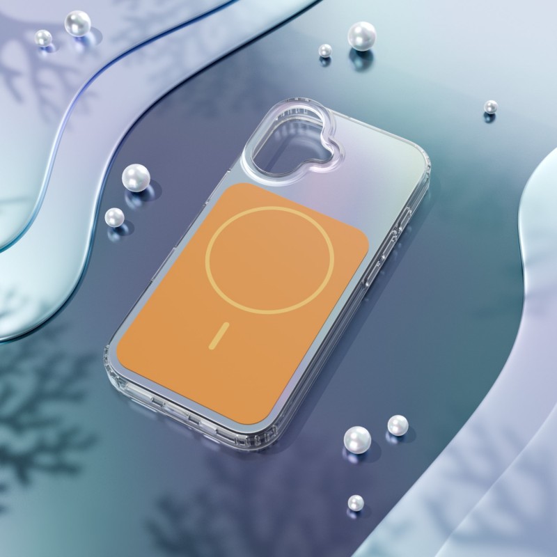 Калъф Etteri Hidden Pearl за iPhone 17 6.3" оранжев