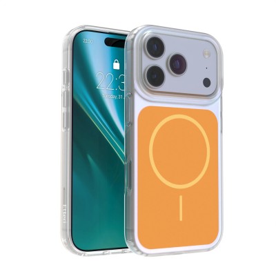 Калъф Etteri Hidden Pearl за iPhone 17 Pro 6.3" оранжев