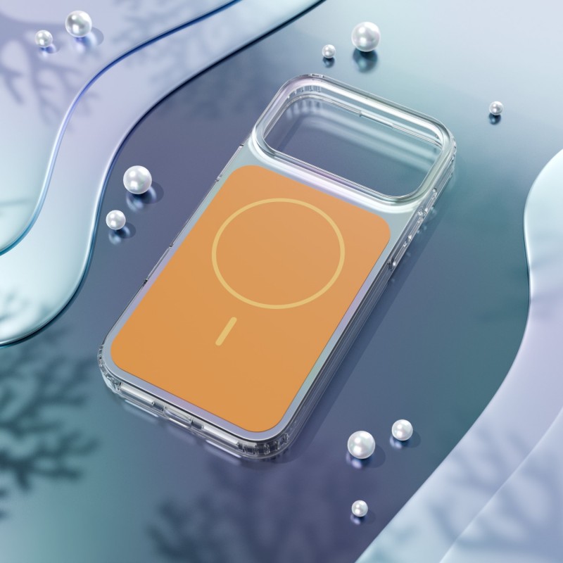 Калъф Etteri Hidden Pearl за iPhone 17 Pro 6.3" оранжев