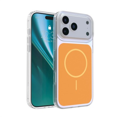 Калъф Etteri Hidden Pearl за iPhone 17 Pro Max 6.9" оранжев