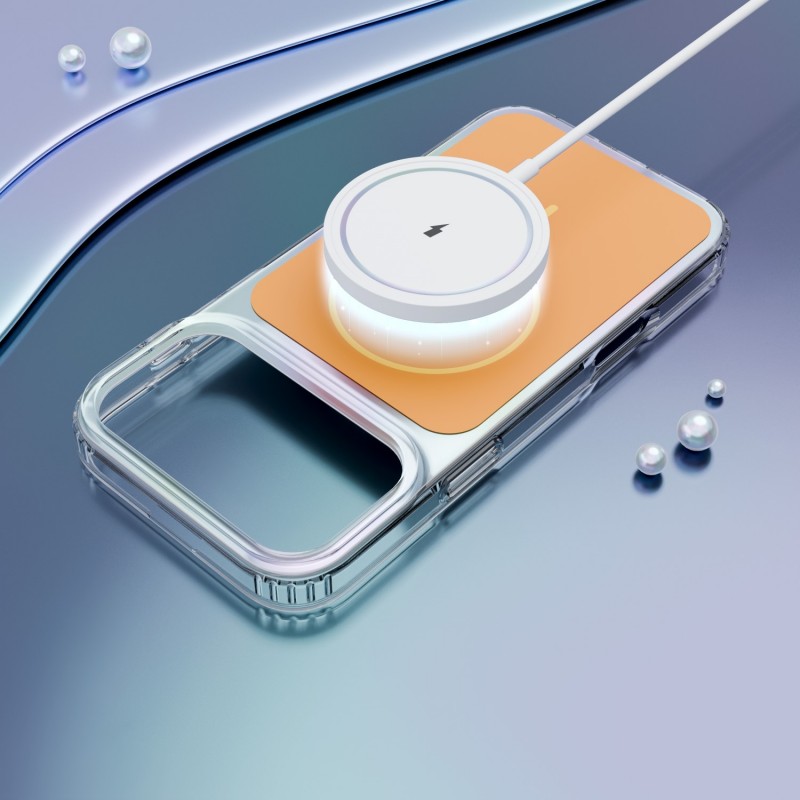 Калъф Etteri Hidden Pearl за iPhone 17 Pro Max 6.9" оранжев