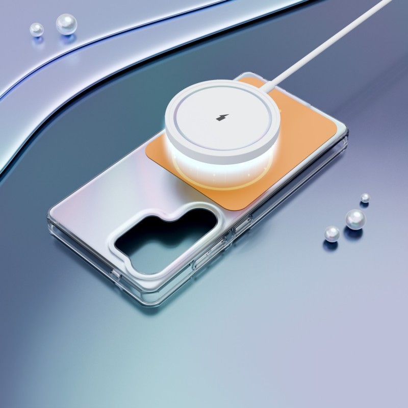 Овърлей Etteri Hidden Pearl за Samsung Galaxy S25 Ultra оранжев