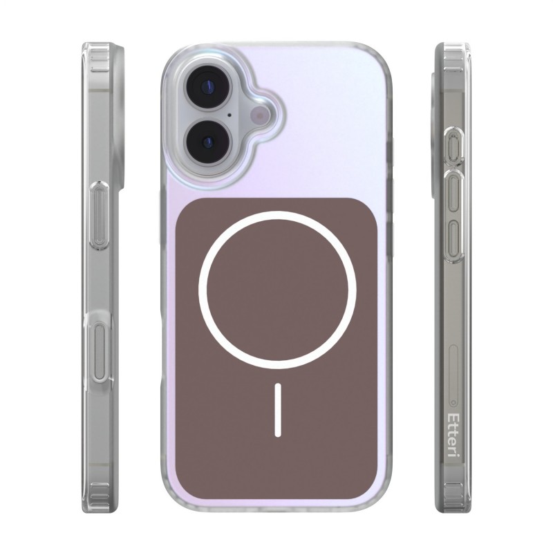 Калъф Etteri Hidden Pearl за iPhone 17 6.3" кафяв
