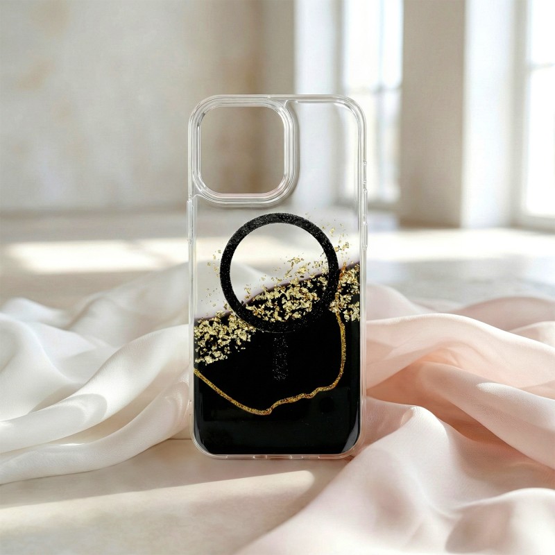 Капак Epoxy Mag за iPhone 15 6.1" черен