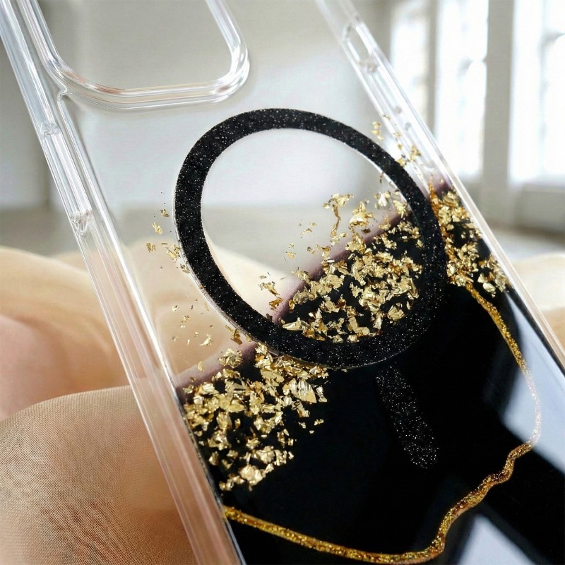 Капак Epoxy Mag за iPhone 15 6.1" черен