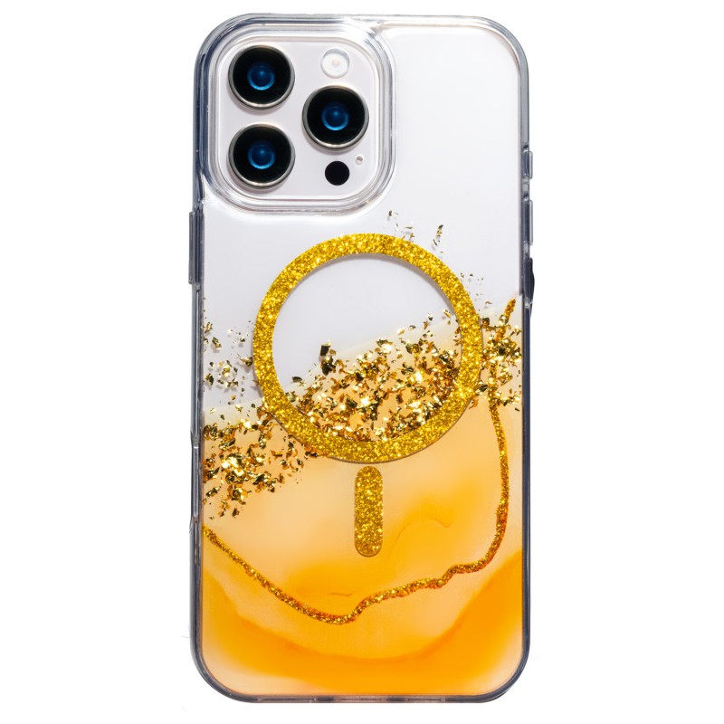 Калъф Epoxy Mag за iPhone 15 6.1" оранжев