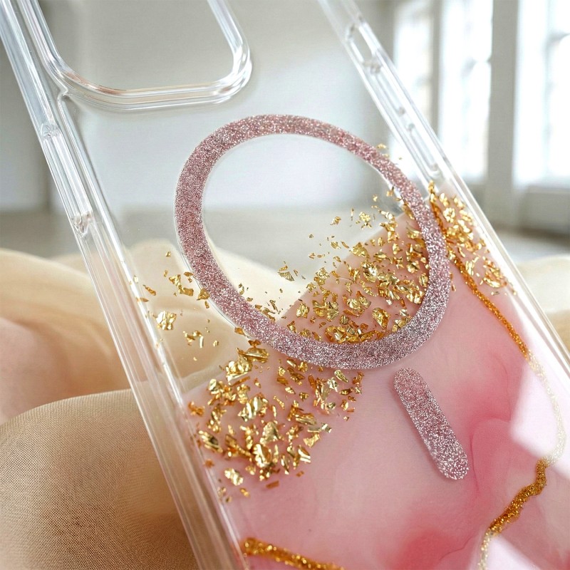 Epoxy Mag overlay за Samsung Galaxy S24 / S25 розов