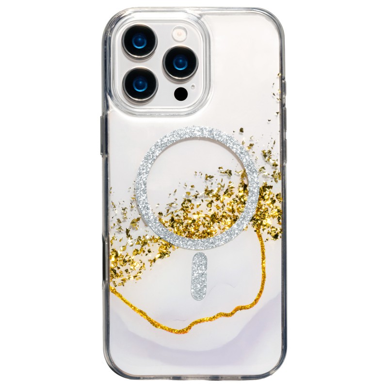 Epoxy Mag капак за iPhone 14 Pro 6.1" бял